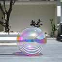 Yescom Inflatable Mirror Balloon with Iridescent, Gold, Silver, Black Options