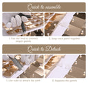 Yescom Square Sequin Shimmer Wall Backdrop Color Options