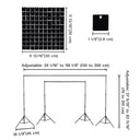 Yescom 10'x7' Sequin Shimmer Wall Backdrop (Tripod Stand Included)