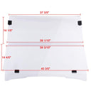 Yescom Golf Clear Windshield Fold Down Acrylic for EZGO TXT 1995-2013