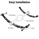 Yescom Heavy Duty Rear Leaf Springs 3-Leaf Kit for Club Car DS