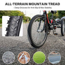 Yescom 16"-24" Opt. Bicycle Tires & Tubes 3-Pack for Trike & Unicycle