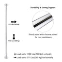 Yescom 12ft Spinning Static Dancing Pole Removable D45mm