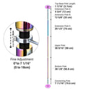 Yescom 11.5ft Colorful Portable Spinning Pole