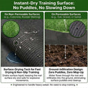 Yescom Agility Turf for Sled Push/ Pull Hybrid Training 3/8"H
