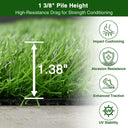 Yescom Agility Turf for Powerful Sled Push Hybrid Training 1 3/8"H