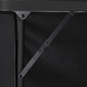 Yescom Folding Portable Bar Table with Storage Shelf