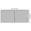 Yescom Magnetic Garage Screen Door for 2 Car Garage 16x7ft