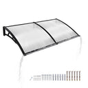 Yescom Door & Window Poly Awning Canopy 80"x40"