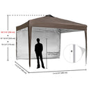 Yescom 10x10 Pop Up Canopy Tent with Weight Bags Air Vent