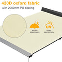 Yescom Awning with LED Light 6.6' x 4.6' Car Side Tailgate Awning