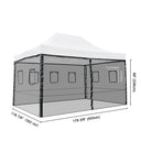 Yescom 10x15 Pop Up Canopy Netting Mesh Sidewalls
