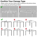 Yescom Waterproof Pop Up Canopy Top Replacement