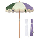 LAGarden Patio Outdoor Market Fringe Umbrella Tilt Palm Springs