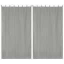 Yescom 2-Pcs Outdoor Tab Top Curtain Panel, 54Wx96L