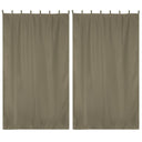 Yescom 2-Pcs Outdoor Tab Top Curtain Panel, 54Wx96L