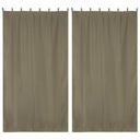 Yescom 2-Pcs Outdoor Curtain Panel, Tab Top, 54Wx120L