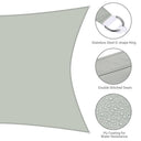 Yescom 10x13ft Water Resist Patio Sail Shade Rectangle Canopy