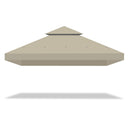 Yescom 10' x 10' Waterproof Gazebo Canopy Replacement Top 2-Tier