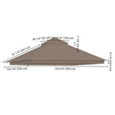 Yescom 2-tier Gazebo Replacement for 12x10 Frame