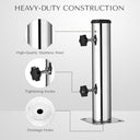 Yescom Stainless Steel Umbrella Mount to Deck/Dock/Concrete for 2 1/8"