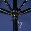 Yescom 7.5ft Patio Umbrella Crank and Tilt 6-Rib