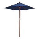 Yescom 7ft Patio Wood Market Umbrella 6-Rib for Golf Courses/Country Clubs