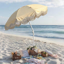 Yescom Fringe Beach Umbrella 6ft 8-rib with Anchor