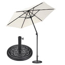 Yescom 7.5ft Patio Umbrella Crank and Tilt 6-Rib