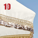 LAGarden Jazz Age Fringe Umbrella Canopy 6ft 8-Rib