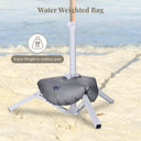 Yescom Beach Umbrella Base Holder for Poles D1 1/4"