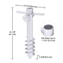 Yescom Beach Umbrella Anchor for Poles D1 1/4"