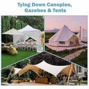 Yescom 11" Trampoline Stakes Dog Playpen Ground Stakes
