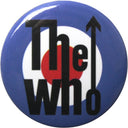 1.25" Button - The Who - Mod Target Logo - 1960s Music Band