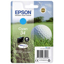 New, Pre-Owned - Epson 34 (T0342) Cyan Ink Cartridge