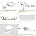 Yescom 18W LED Canless Light Recessed Ceiling Light w/ Driver 1440LM