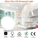 Yescom 18W LED Canless Light Recessed Ceiling Light w/ Driver 1440LM