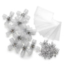 DELight Rope Light Connectors for LED 120V 2 Pin 13mm