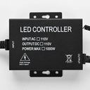 Yescom 110V LED Controller & RF Remote for Neon Rope Light 2700K