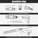 Yescom LED Neon Splice Kit 4-Wire Connectors & Pins 10-Set 18x8mm