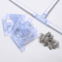 Yescom LED Neon Splice Kit 4-Wire Connectors & Pins 10-Set 18x8mm