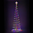 Yescom 6' Lighted Spiral Christmas Tree Xmas Decor Battery Operated