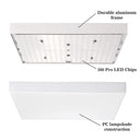 Yescom Kitchen Ceiling Light Square Dimmable Flush Mount w/ Remote 36W