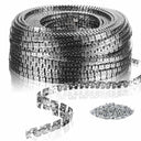 Yescom 328ft 6x12mm Stainless Steel Flexible Clip Channel - For 2700K Neon