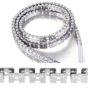 Yescom 328ft 8x11mm Stainless Steel Flexible Clip Channel - For RGBW Neon