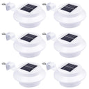 Yescom Dusk to Dawn Solar Light Wall Gutter Mounted 6ct/Pack