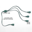 Yescom Splitter Connectors for 110V Mini Christmas String Lights 10Set