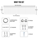 Yescom Commercial Twinkle Curtain String Light 40x10ft