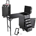 Byootique Nail Table Makeup Station Speaker Drawers Mirror