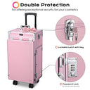 Byootique Nail Table Makeup Station Speaker Drawers Mirror